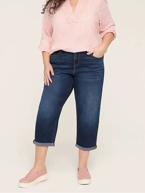 Lane Bryant Boyfriend capri size 18 petite women